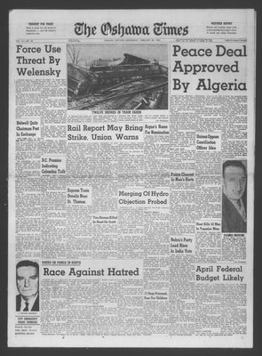 Oshawa Times (1958-), 28 Feb 1962