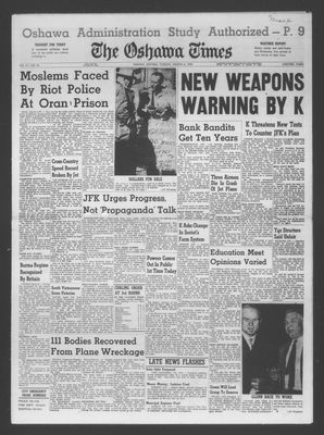 Oshawa Times (1958-), 6 Mar 1962