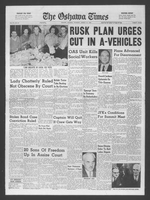 Oshawa Times (1958-), 15 Mar 1962