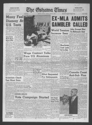 Oshawa Times (1958-), 26 Apr 1962