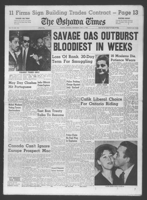 Oshawa Times (1958-), 2 May 1962