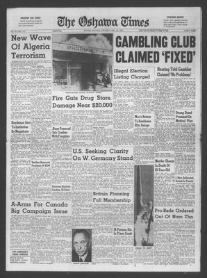 Oshawa Times (1958-), 10 May 1962