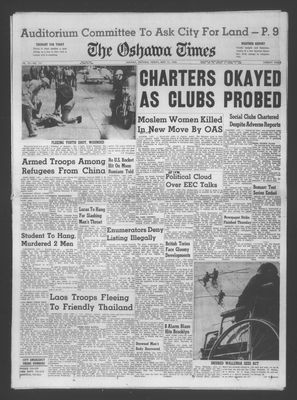 Oshawa Times (1958-), 11 May 1962