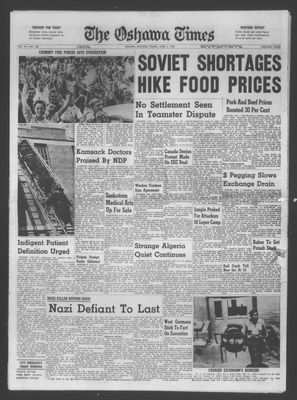 Oshawa Times (1958-), 1 Jun 1962