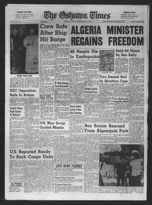 Oshawa Times (1958-), 31 Jul 1962