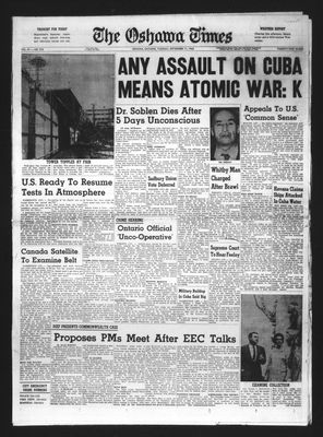 Oshawa Times (1958-), 11 Sep 1962