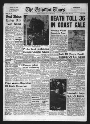 Oshawa Times (1958-), 13 Oct 1962