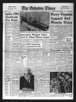 Oshawa Times (1958-), 9 Nov 1962