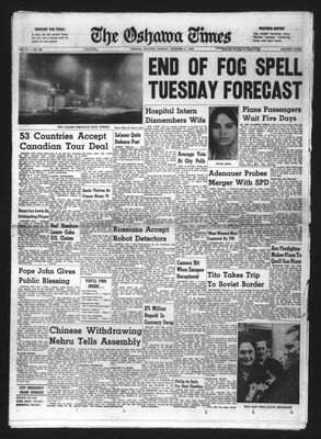 Oshawa Times (1958-), 3 Dec 1962