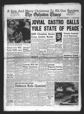 Oshawa Times (1958-), 24 Dec 1962