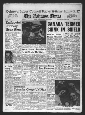 Oshawa Times (1958-), 9 Jan 1963