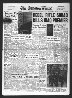 Oshawa Times (1958-), 9 Feb 1963