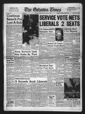 Oshawa Times (1958-), 13 Apr 1963