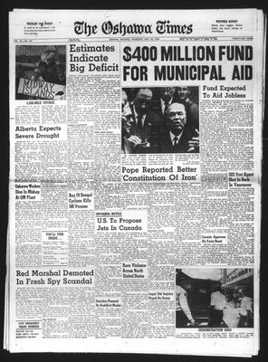 Oshawa Times (1958-), 30 May 1963