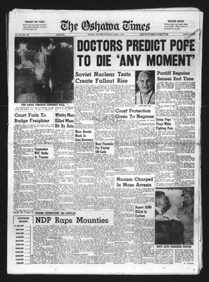 Oshawa Times (1958-), 1 Jun 1963