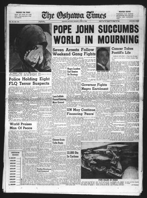 Oshawa Times (1958-), 3 Jun 1963