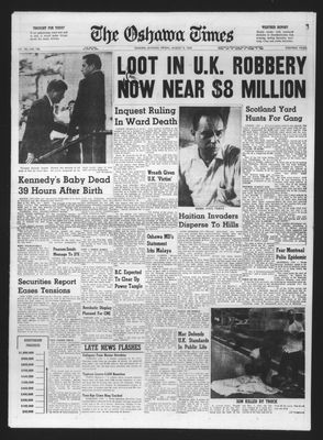 Oshawa Times (1958-), 9 Aug 1963