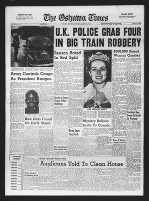 Oshawa Times (1958-), 15 Aug 1963