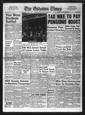 Oshawa Times (1958-), 9 Sep 1963