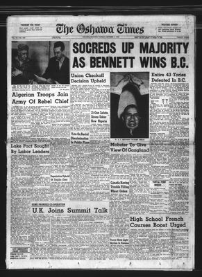 Oshawa Times (1958-), 1 Oct 1963