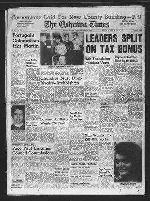 Oshawa Times (1958-), 29 Nov 1963