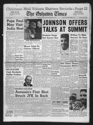 Oshawa Times (1958-), 18 Dec 1963