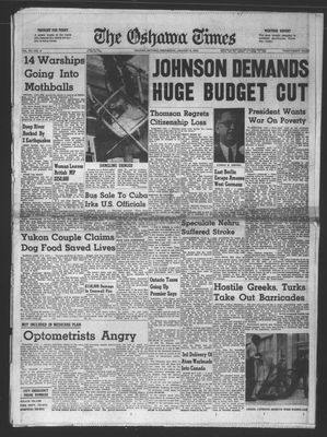 Oshawa Times (1958-), 8 Jan 1964