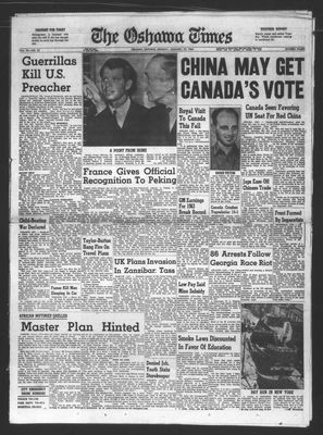 Oshawa Times (1958-), 27 Jan 1964