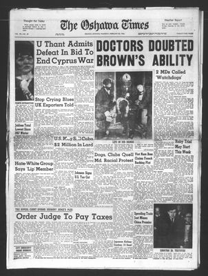 Oshawa Times (1958-), 27 Feb 1964