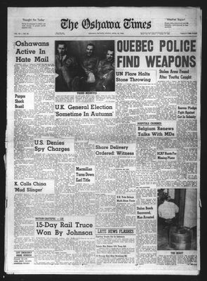 Oshawa Times (1958-), 10 Apr 1964