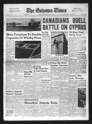 Oshawa Times (1958-), 11 Apr 1964