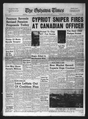 Oshawa Times (1958-), 20 Apr 1964