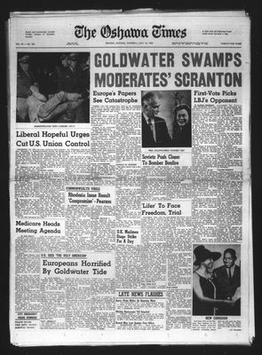 Oshawa Times (1958-), 16 Jul 1964