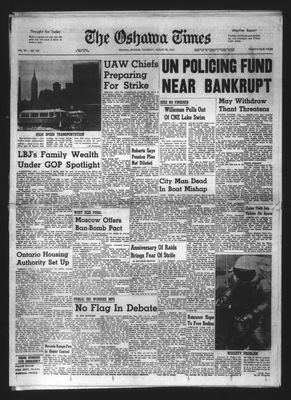 Oshawa Times (1958-), 20 Aug 1964