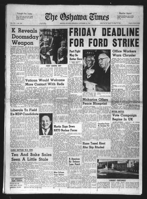 Oshawa Times (1958-), 16 Sep 1964