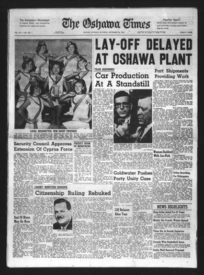 Oshawa Times (1958-), 26 Sep 1964