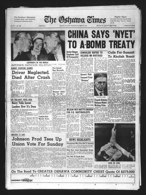 Oshawa Times (1958-), 22 Oct 1964