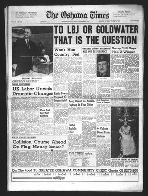 Oshawa Times (1958-), 3 Nov 1964