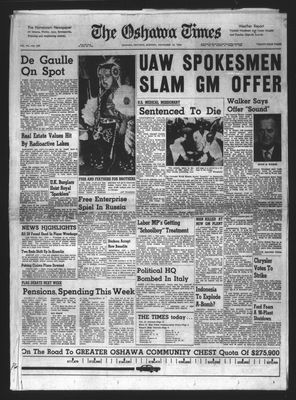 Oshawa Times (1958-), 16 Nov 1964