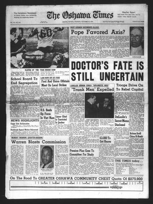 Oshawa Times (1958-), 19 Nov 1964