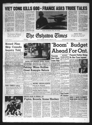 Oshawa Times (1958-), 10 Feb 1965