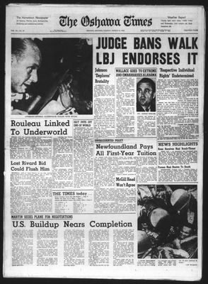 Oshawa Times (1958-), 9 Mar 1965