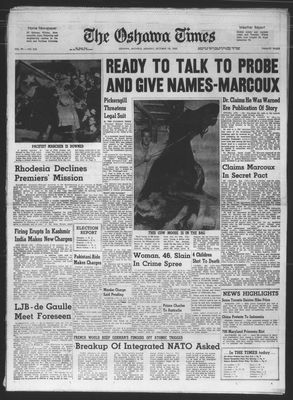 Oshawa Times (1958-), 18 Oct 1965