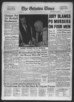 Oshawa Times (1958-), 19 Oct 1965