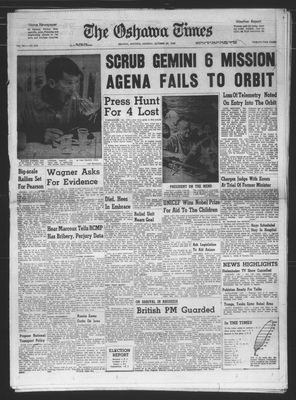 Oshawa Times (1958-), 25 Oct 1965