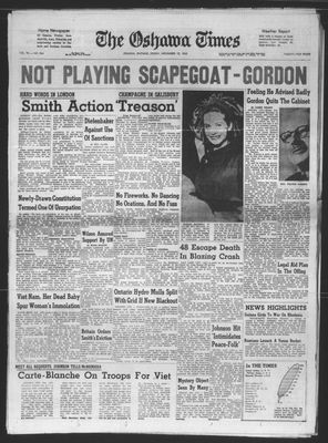 Oshawa Times (1958-), 12 Nov 1965