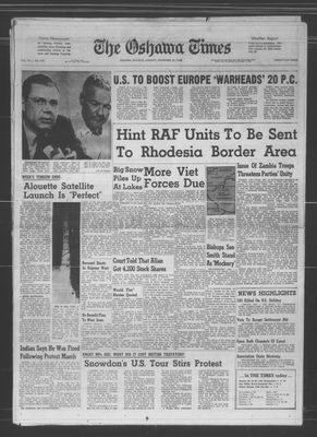 Oshawa Times (1958-), 29 Nov 1965