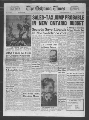 Oshawa Times (1958-), 22 Jan 1966