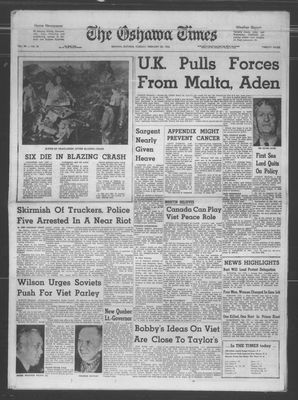 Oshawa Times (1958-), 22 Feb 1966