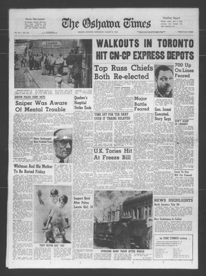 Oshawa Times (1958-), 3 Aug 1966